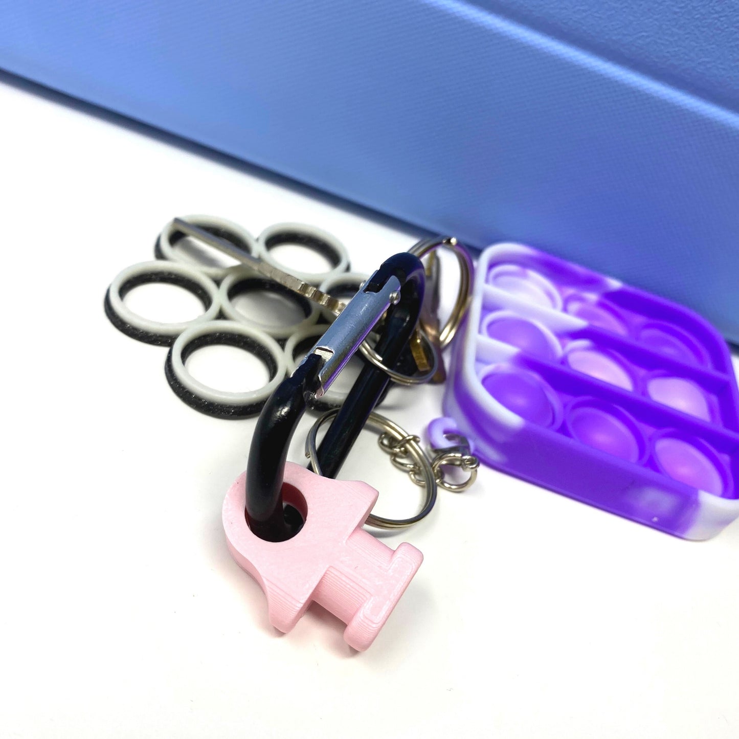 Bogg Bag Carabiner Key Holder Charms & Accessories Multi Color Options - Pink